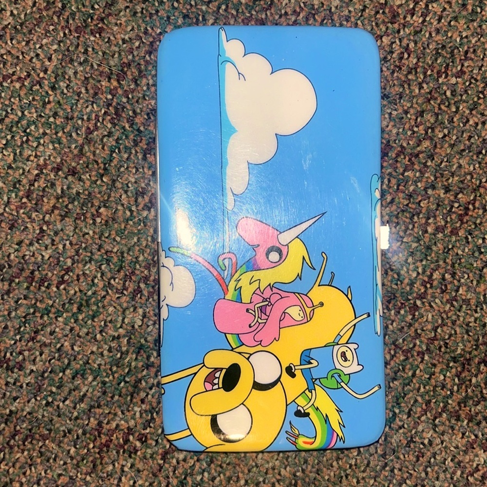 Adventure Time/Cartoon Network hard-shelled wallet/vintage/rare